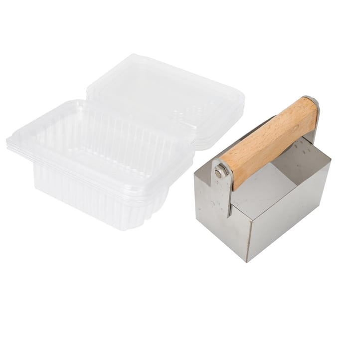 Ensemble de Coupe-Miel Acier Inoxydable Matrice Rectangulaire Découpe Durable Résistant à la Corrosion Miel white