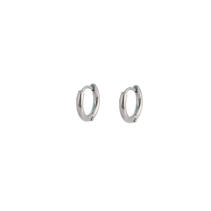 Go Dutch Label Oorringen hoop Zilver