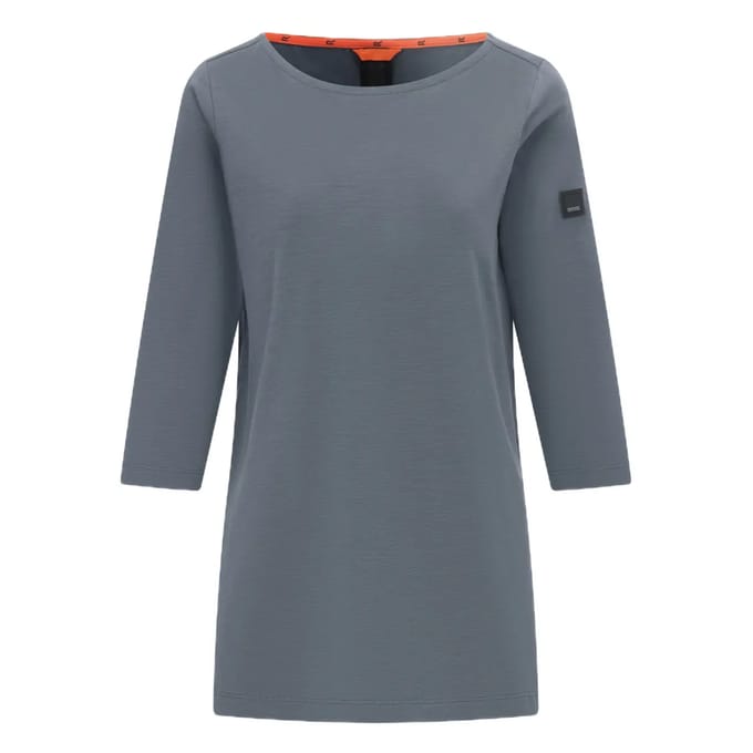 Dames Pevia T-shirt met 3/4 mouwen en relaxte pasvorm
