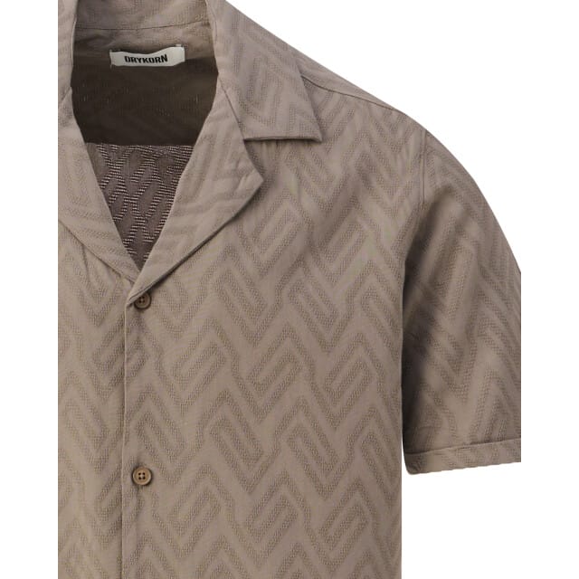 regular fit vrijetijdsoverhemd van mix van viscose en katoen model 'Bijan'