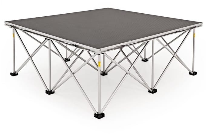 1 m x 1 m Draagbare Podiumset van Gear4music, 40 cm