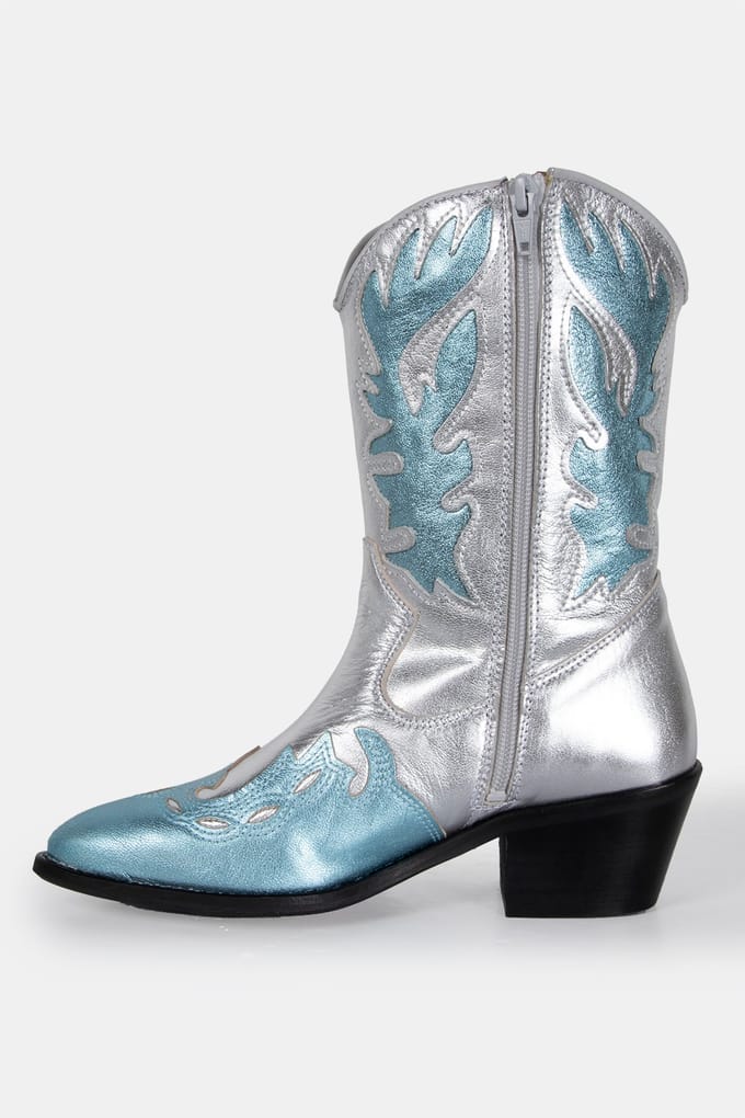 DWRS label Bella Silver / Blue Taglia: 41 | Stivali Outlet | Donna | Grigio