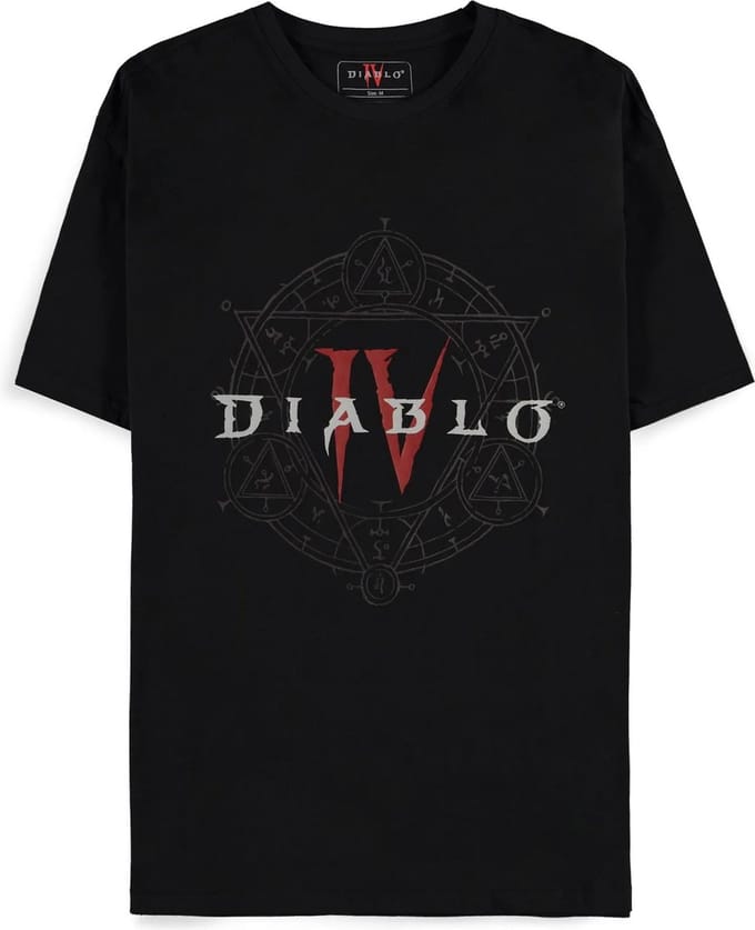Diablo - Logo Heren T-shirt - M - Zwart