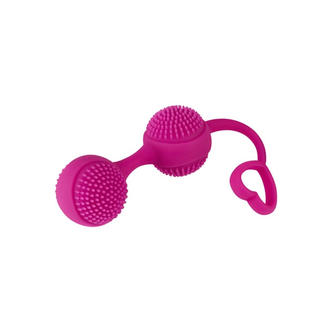Silikonenen liefdesballen met noppen, 3 cm