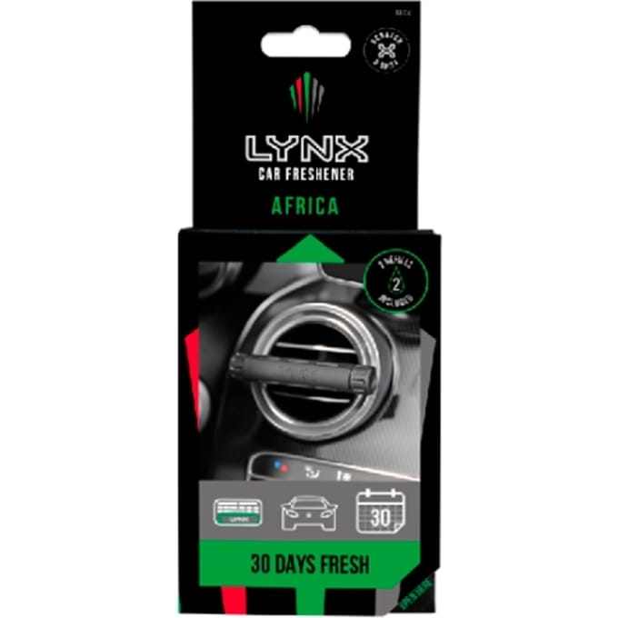 Lynx Afrika Luchtverfrisser voor in de auto
