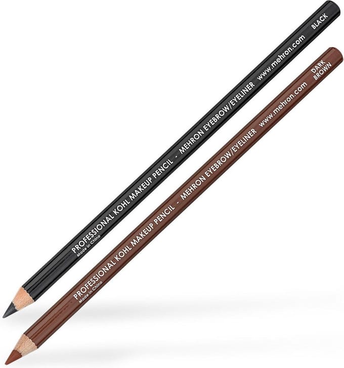Mehron E.Y.E. Eyeliner en Wenkbrauw Pencil - zwart