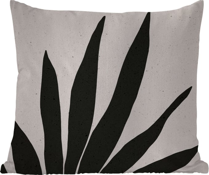 Tuinkussen - Blad - Plant - Minimalisme - 40x40 cm - Weerbestendig