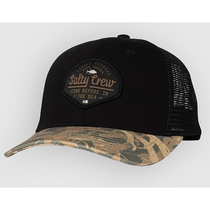 Salty Crew Border Trucker Cap zwart