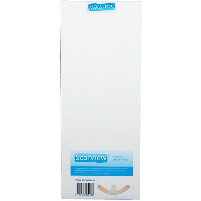 Scarview Elastisch Silicoon Borst Anker 9.5x28.7 cm SCARV14 2 Pleister