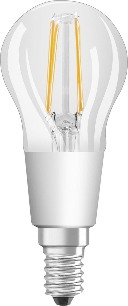 LEDVANCEForme klassieke minilamp met gloeidraad met WiFi-technologie, 4W, Warm wit, E14, set van 1