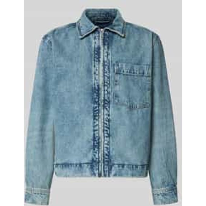 regular fit jeansjack van puur katoen model 'LUNEY BO'