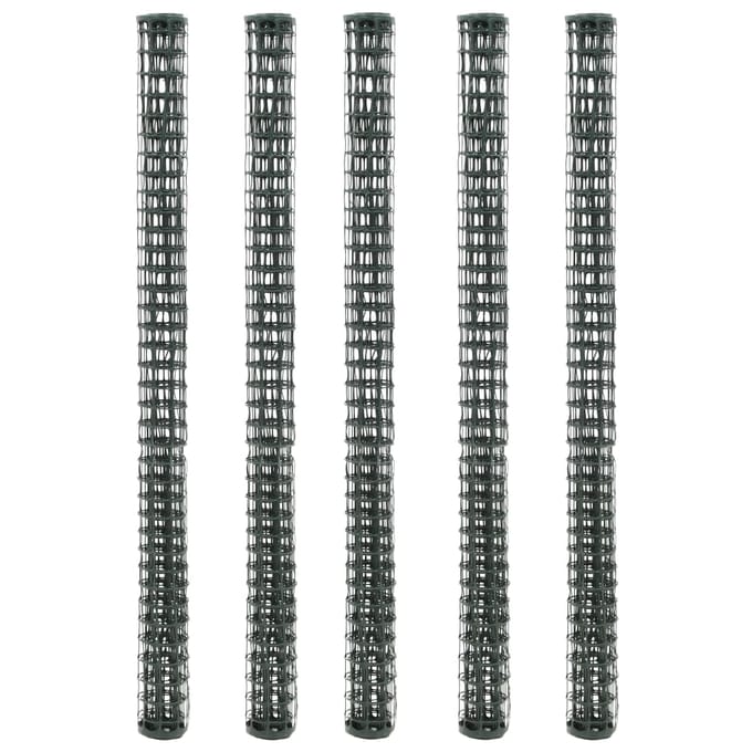 vidaXL - Tuinhekken - gaas - 5 - st - 1x1,2 - m - HDPE - groen