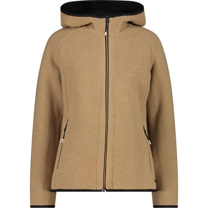 Vrouwelijke hoodie van gerecycled wooltech CMP