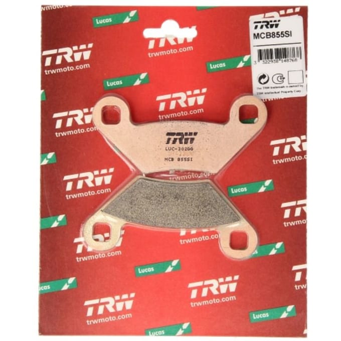 Remblokset, schijfrem LUCAS TRW MCB855SI