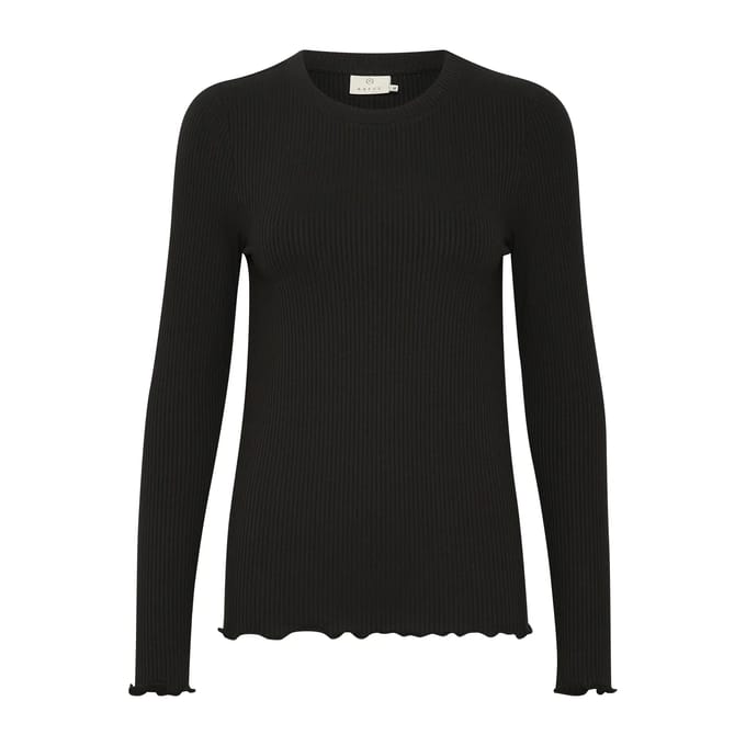 Dames-T-shirt met lange mouwen KAFFE Drew