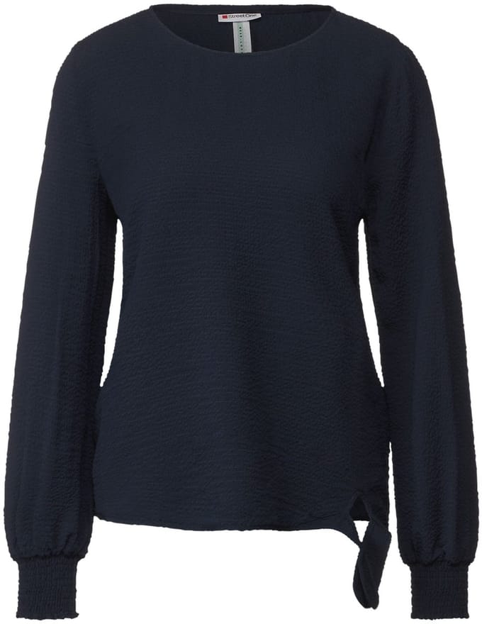 Street One - A343799 - Structured blouse w tie detail