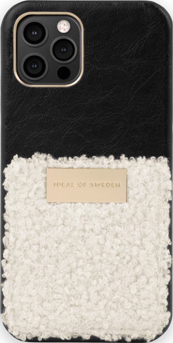 iDeal Of Sweden Statement Case iPhone 12/12 Pro Cream Faux Sherling