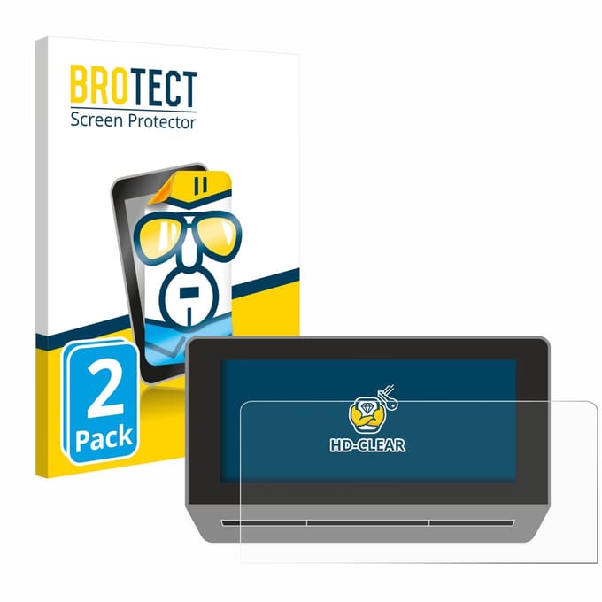 BROTECT - Screenprotector voor Seat Leon Cupra KL 2022 10" - Folie Beschermfolie transparant 2 Stuks