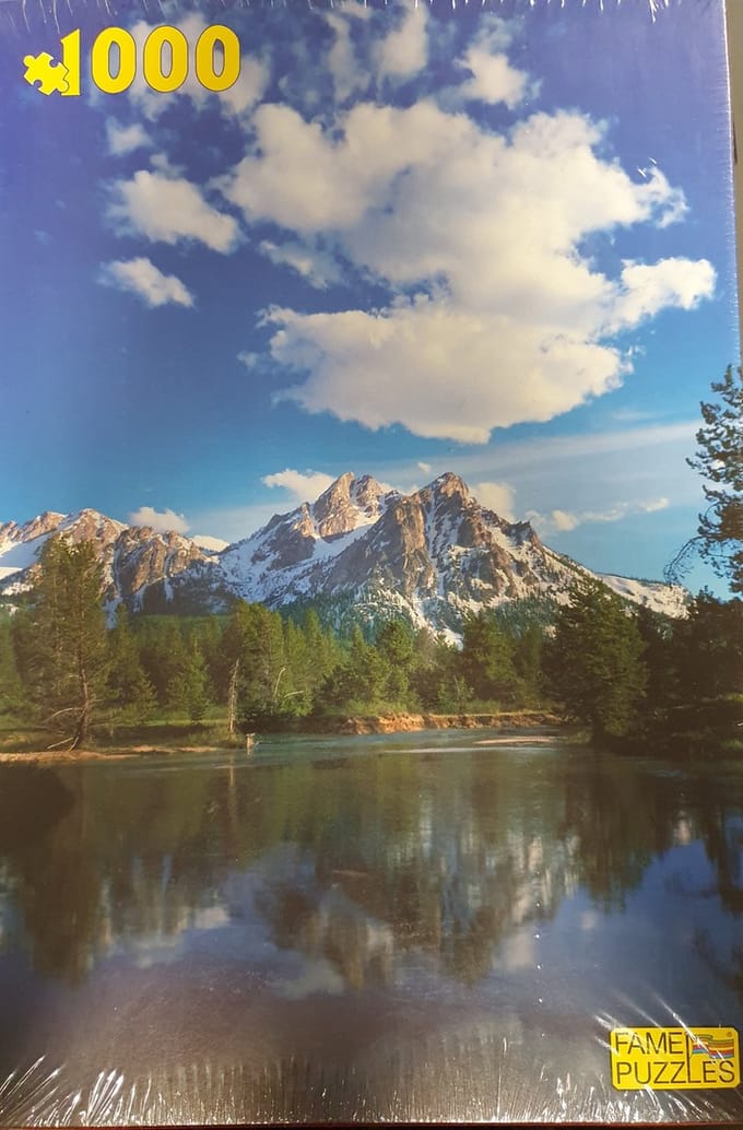 Puzzel 1000 stukjes - berglandschap