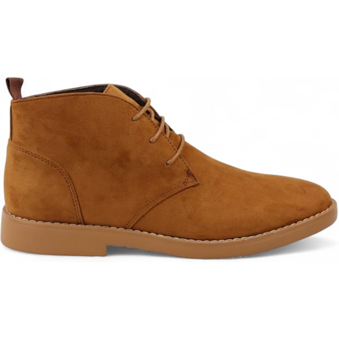 Heren bruine premium woestijn suède chukka boots
