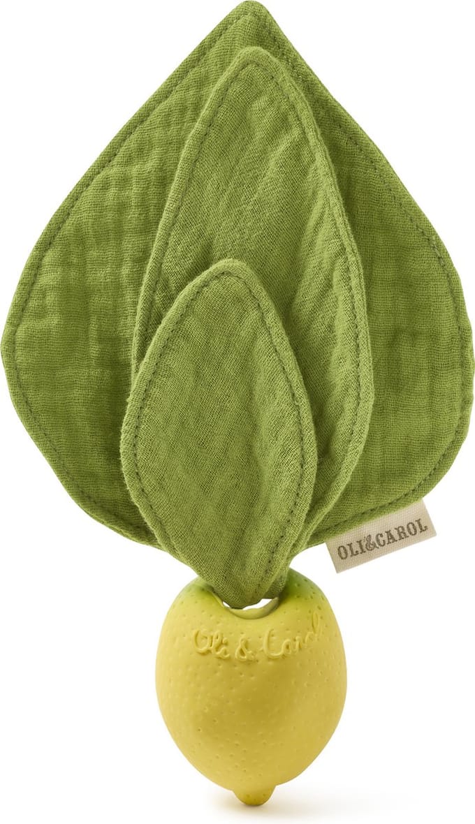 Oli & Carol Lemon Mini Doudou-Teether