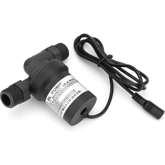 24v 18W DC Borstelloze Zonne-Hogetemperatuurwaterpomp voor Waterverwarmer
