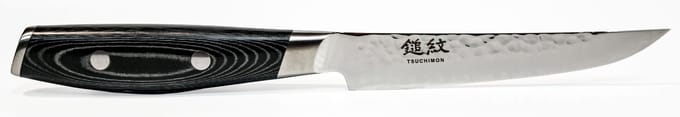 Yaxell Tsuchimon Steakmes 11 cm – VG10 Staal – Gehamerd Lemmet – Micarta Heft