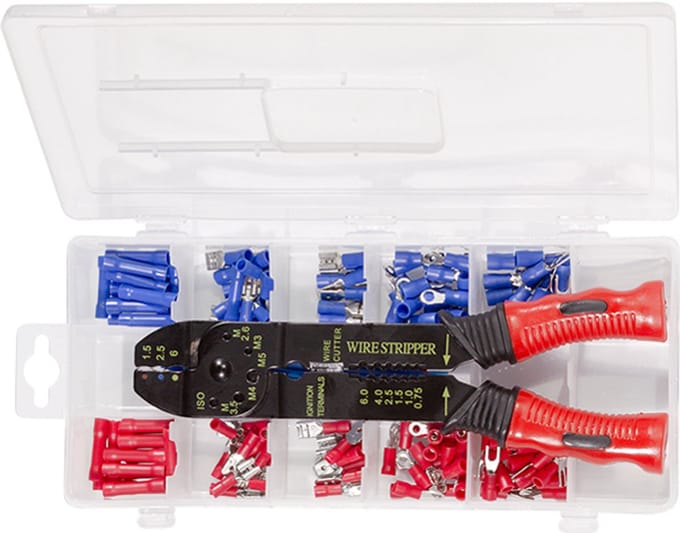 LogiLink Krimptang met assortiment krimphulzen