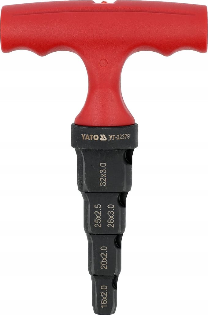 Yato Ontbramer & Kalibrator voor PEX-buizen 16–32 mm