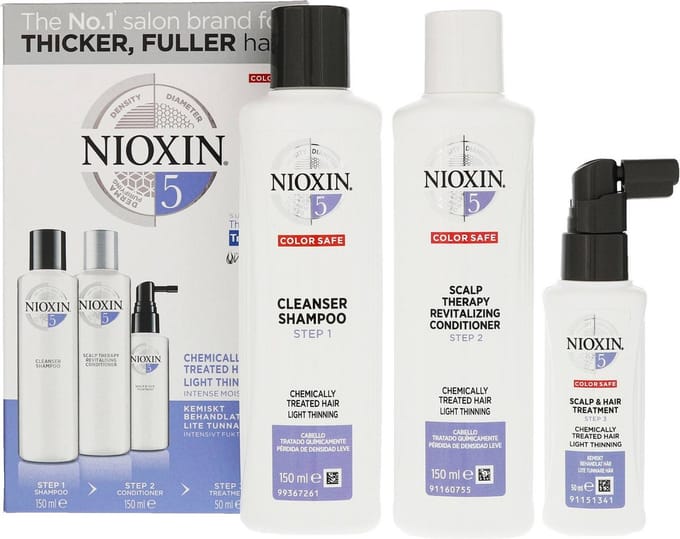 Nioxin 5 Dikker en Voller Haar Trial Set - 350ml