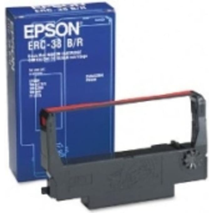 Epson ERC-38 B/R inktlint zwart / rood (origineel)