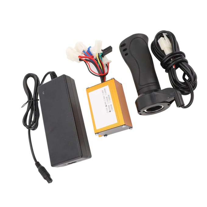 Elektrische Fiets Controller Kit Professioneel 24V 250W Kleur Goud Geborstelde Controller 10A Lader black