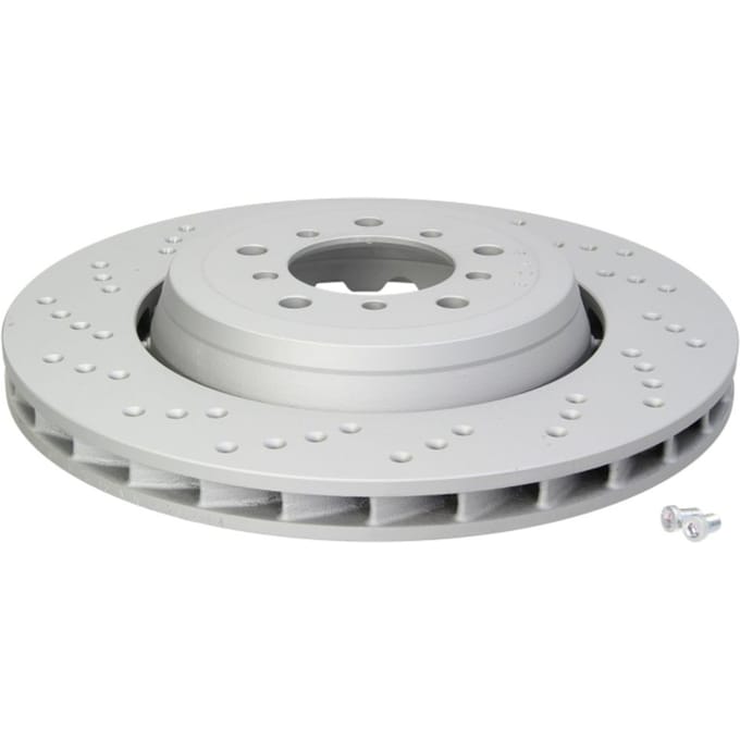 Remschijf ATE 24.0128-0208.2 voorkant, geventileerd, sterk gecarboniseerd, 1 Stuk