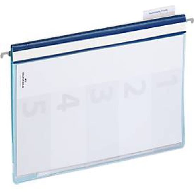 DURABLE organisatiemap, voor A4-formaat, 5 stuks, blauw