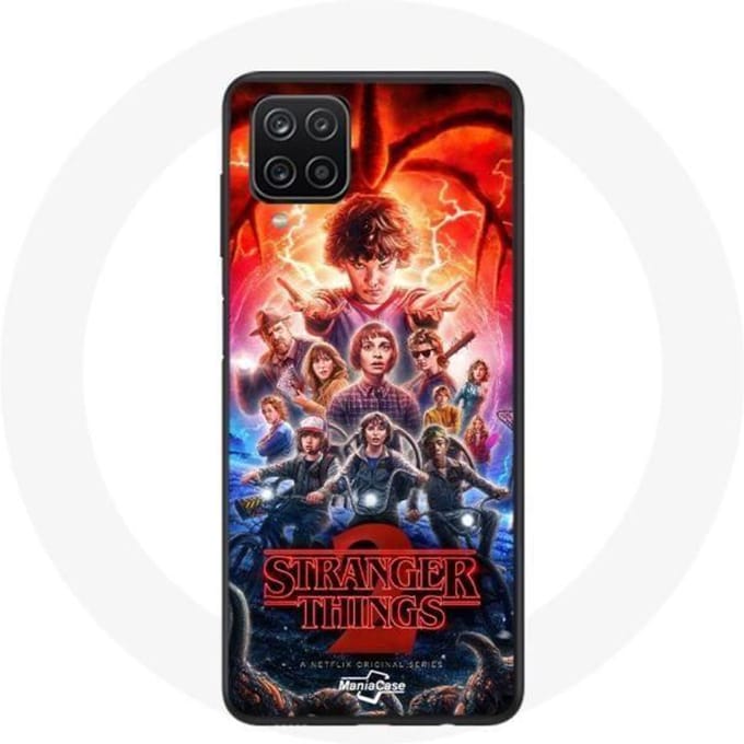 Samsung Galaxy A12 hoesje Strangers Things seizoen 2