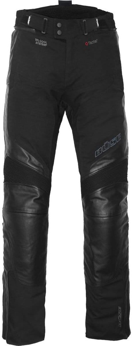 Büse Novaro Zwart Waterdicht Leren / Textiel Broek - Broek