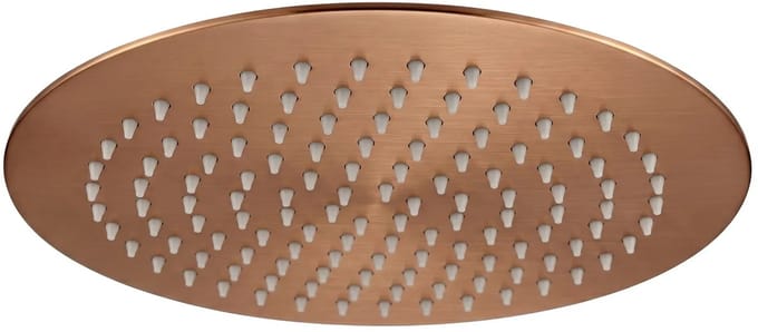 Rea - Ronde Douchekop Js-p014brg 25cm Brush Copper - 25 x 25 x 0,2 cm