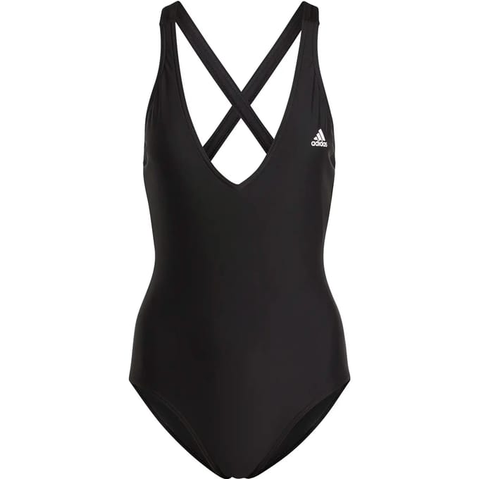 adidas Sportswear 3-Stripes Badpak - Dames - Zwart- 34