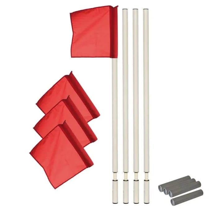 Hoek voetbalvlag Kuebler Sport (x4)