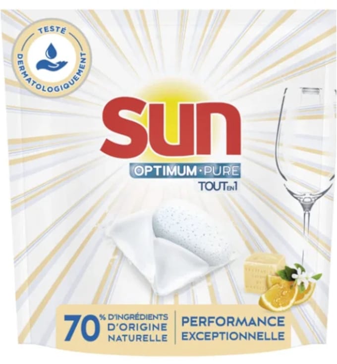 Sun vaatwastabletten 28 tabs optimum-pure tout en 1