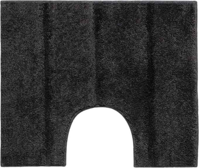 Casilin Ray WC-mat - 50 x 60 cm - Met uitsparing - Donkergrijs