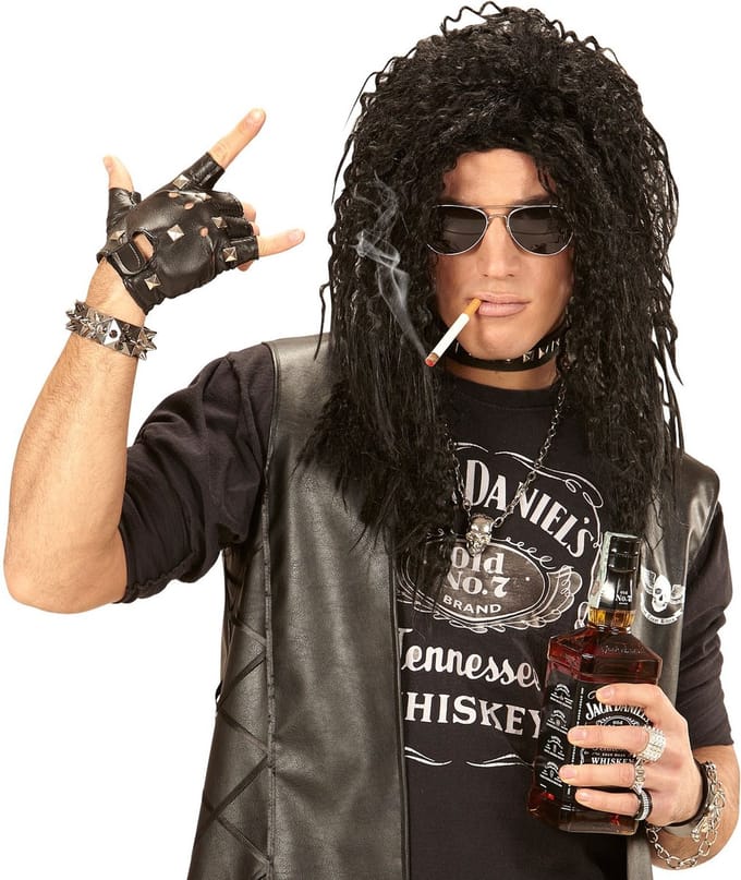 Pruik Hard Rocker