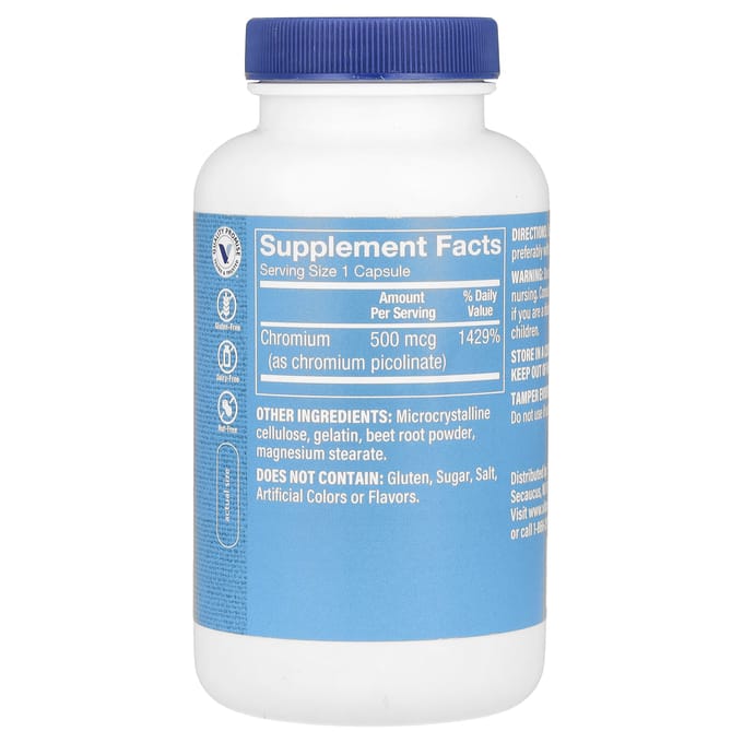 Chroompicolinaat, 500Mcg, 300 Capsules