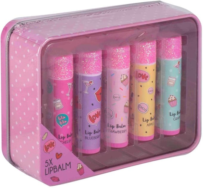 Create it! - Lipbalm Blikje, 5 st.