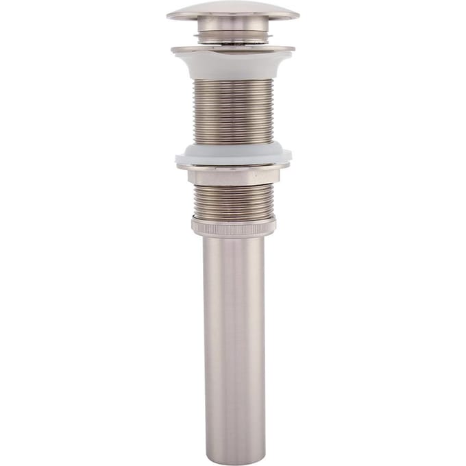 G1 1/4  Messing Badkamer Wastafel Pop-Up Afvoerplug Zonder Overloop (Rosé goud)