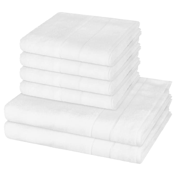 Cawö Sonstiges 4 X handdoek 2 X douchehanddoek - in set 6 pack Noblesse
