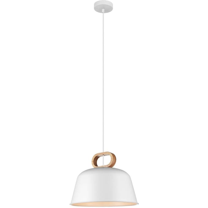 Viokef Hanglamp Clip van staal, wit