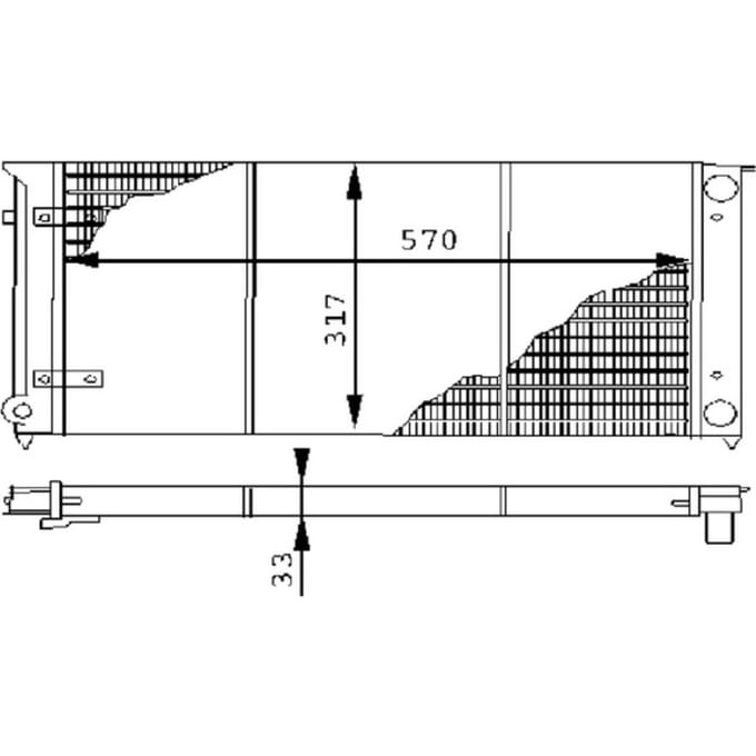 Radiator MAHLE CR 414 000S
