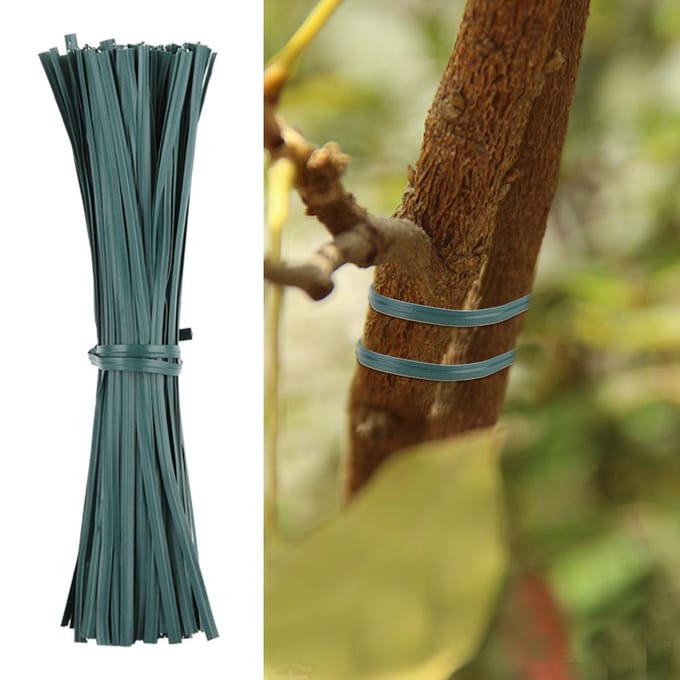 150 pièces Fil d'attache torsadé de jardin Câble Jardinage Plante Support Fixe Câble black