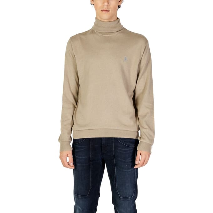 U.S. POLO ASSN. Beige Katoenen Turtleneck